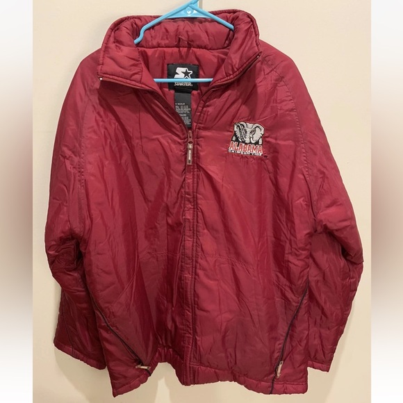 STARTER Other - Vintage Alabama Crimson Tide Starter Hooded Jacket Men's Size M Embroidered